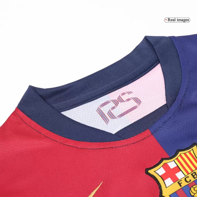 Barcelona Home Kids Soccer Jerseys Full Kit 2024/25