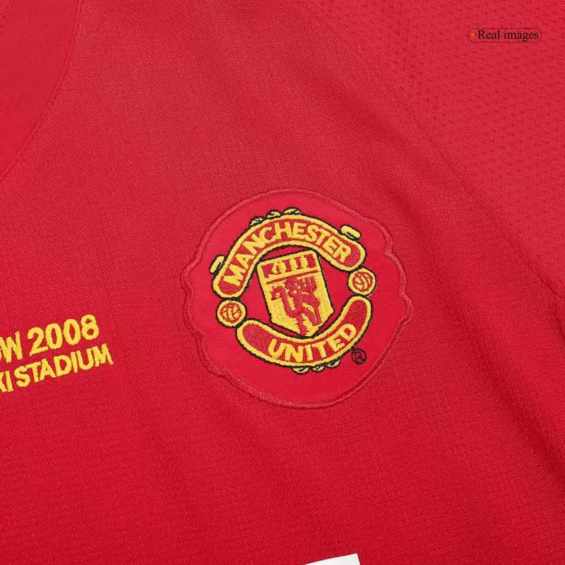 Vintage Soccer Jersey Manchester United Home 2007/08 - UCL Final