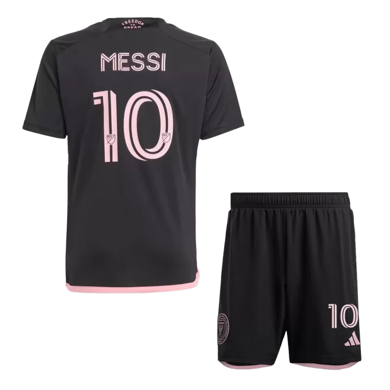 MESSI #10 Inter Miami CF Away Kids Soccer Jerseys Kit 2024