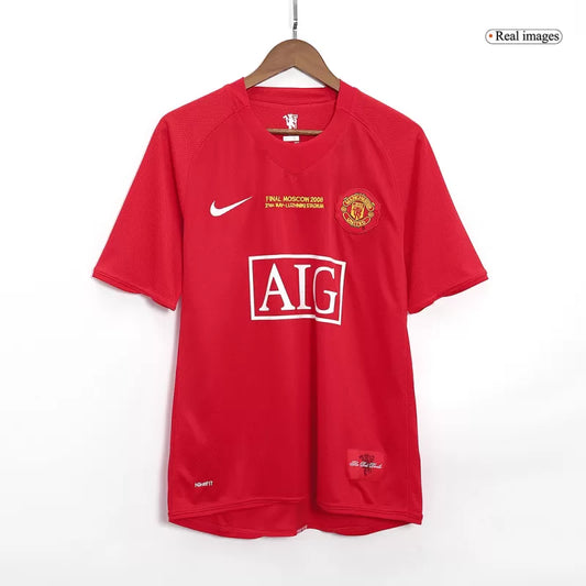 Vintage Soccer Jersey Manchester United Home 2007/08 - UCL Final